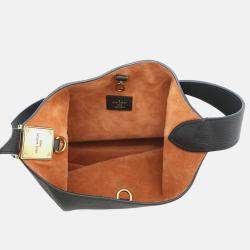 Pre Owned Louis Vuitton Lowkey Hobo PM Noir Calf Leather Bag