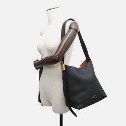 Pre Owned Louis Vuitton Lowkey Hobo PM Noir Calf Leather Bag