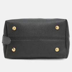 Pre Owned Louis Vuitton Lowkey Hobo PM Noir Calf Leather Bag