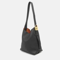 Pre Owned Louis Vuitton Lowkey Hobo PM Noir Calf Leather Bag