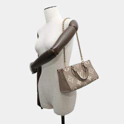 Pre Owned Louis Vuitton OnTheGo East West Monogram Empreinte Leather Tote Bag