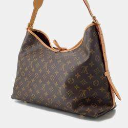 Pre Owned Louis Vuitton Carryall NM MM Bordeaux Monogram Bag