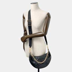 Pre Owned Louis Vuitton Over The Moon Noir Calf Leather Monogram Pattern Bag