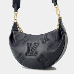 Pre Owned Louis Vuitton Over The Moon Noir Calf Leather Monogram Pattern Bag