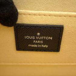 Pre Owned Louis Vuitton Dauphine Mini Navy Multicolor Leather Bag