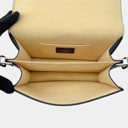 Pre Owned Louis Vuitton Dauphine Mini Navy Multicolor Leather Bag