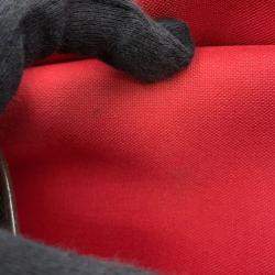 Pre Owned Louis Vuitton Saumur SPO 30 Red Damier Ebene Canvas Bag