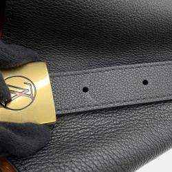 Pre Owned Louis Vuitton Lowkey Hobo MM Noir Grained Calf Leather Bag