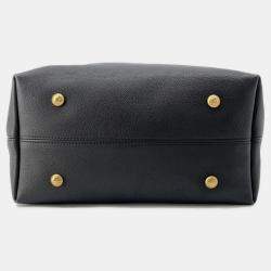 Pre Owned Louis Vuitton Lowkey Hobo MM Noir Grained Calf Leather Bag