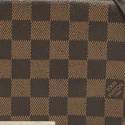 Pre Owned Louis Vuitton Damier Ebene Canvas Favorite PM Bag