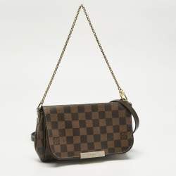 Pre Owned Louis Vuitton Damier Ebene Canvas Favorite PM Bag