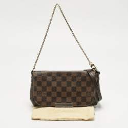 Pre Owned Louis Vuitton Damier Ebene Canvas Favorite PM Bag