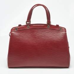 Pre Owned Louis Vuitton Rubis Epi Leather Brea MM Bag