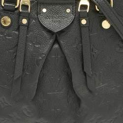 Pre Owned Louis Vuitton Black Monogram Empreinte Leather Mazarine PM Bag