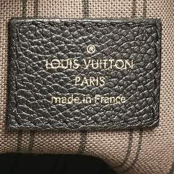 Pre Owned Louis Vuitton Black Monogram Empreinte Leather Mazarine PM Bag