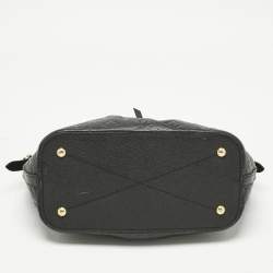 Pre Owned Louis Vuitton Black Monogram Empreinte Leather Mazarine PM Bag