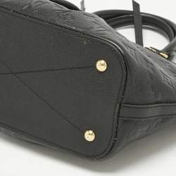 Pre Owned Louis Vuitton Black Monogram Empreinte Leather Mazarine PM Bag