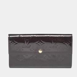 Pre Owned Louis Vuitton Amarante Monogram Vernis Alma PM Bag w/ Wallet