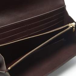 Pre Owned Louis Vuitton Amarante Monogram Vernis Alma PM Bag w/ Wallet