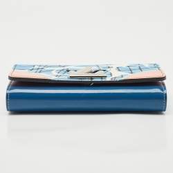 Pre Owned Louis Vuitton Multicolor Epi Leather Aqua Twist Wallet on Chain