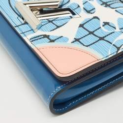 Pre Owned Louis Vuitton Multicolor Epi Leather Aqua Twist Wallet on Chain