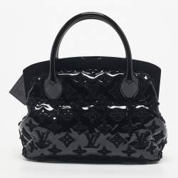 Pre Owned Louis Vuitton Black Monogram Fascinante Lockit Frame BB Bag