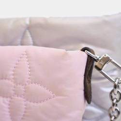 Pre Owned Louis Vuitton Pink Silver Monogram Econyl Pillow Maxi Multi Pochette Accessoires