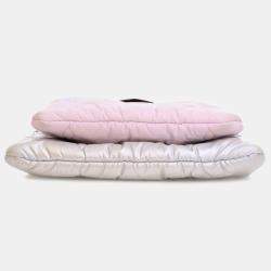 Pre Owned Louis Vuitton Pink Silver Monogram Econyl Pillow Maxi Multi Pochette Accessoires