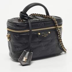 Pre Owned Louis Vuitton Monogram Empreinte Leather Vanity PM Bag