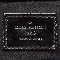 Pre Owned Louis Vuitton Black Monogram Nylon and Vernis Dentelle Pochette