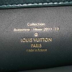 Pre Owned Louis Vuitton Green Monogram Vernis Fascination Lockit Bag