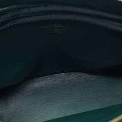 Pre Owned Louis Vuitton Green Monogram Vernis Fascination Lockit Bag