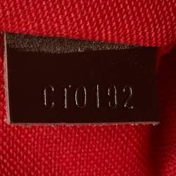 Pre Owned Louis Vuitton Damier Ebene Canvas Alma PM Bag