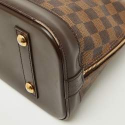 Pre Owned Louis Vuitton Damier Ebene Canvas Alma PM Bag