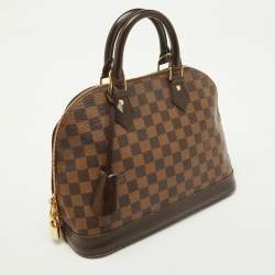Pre Owned Louis Vuitton Damier Ebene Canvas Alma PM Bag