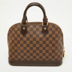 Pre Owned Louis Vuitton Damier Ebene Canvas Alma PM Bag