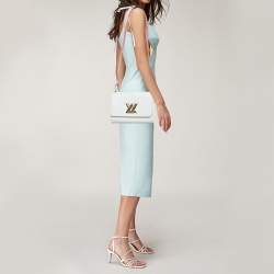 Pre Owned Louis Vuitton White Epi Leather Twist MM Bag