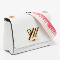 Pre Owned Louis Vuitton White Epi Leather Twist MM Bag