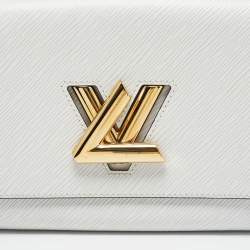Pre Owned Louis Vuitton White Epi Leather Twist MM Bag