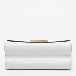 Pre Owned Louis Vuitton White Epi Leather Twist MM Bag