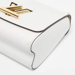 Pre Owned Louis Vuitton White Epi Leather Twist MM Bag