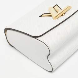Pre Owned Louis Vuitton White Epi Leather Twist MM Bag