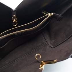 Pre Owned Louis Vuitton Black Monogram Canvas and Leather Kimono Bag