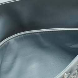 Pre Owned Louis Vuitton Blue Monogram Leather Mama Perles Pochette Bag