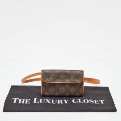 Pre Owned حقيبة حزام لوي فيتون بوشيت فلورنتين كانفاس مونوغرامي