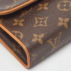 Pre Owned حقيبة حزام لوي فيتون بوشيت فلورنتين كانفاس مونوغرامي