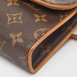 Pre Owned حقيبة حزام لوي فيتون بوشيت فلورنتين كانفاس مونوغرامي