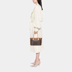 Pre Owned Louis Vuitton Brown Monogram Neverfull PM Bag