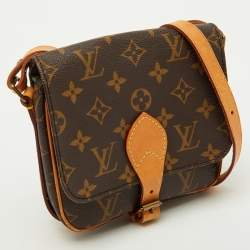 Pre Owned Louis Vuitton Monogram Canvas Cartouchiere PM Bag