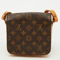 Pre Owned Louis Vuitton Monogram Canvas Cartouchiere PM Bag